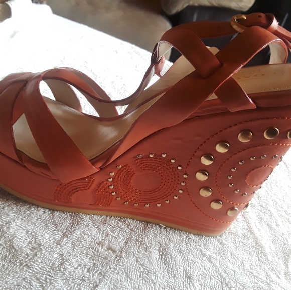 Coach wedge sandal - Picture 1 of 4